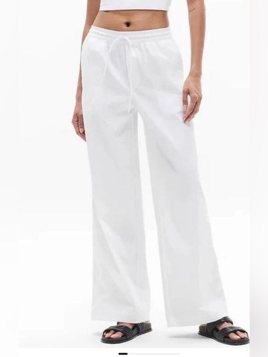 Athleta Pants - NWT Athleta Drift Poplin Pant in white size XL